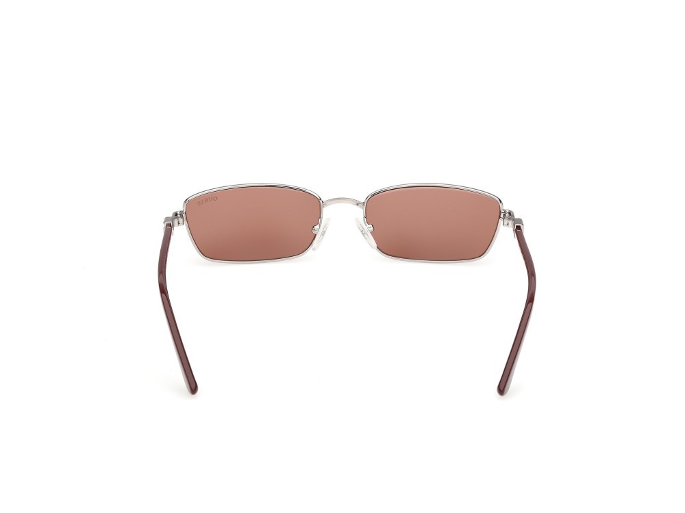 Occhiali da sole Guess GU00290 (08E) colore antracite lucido / bordeaux lucido forma rettangolare lenti marrone