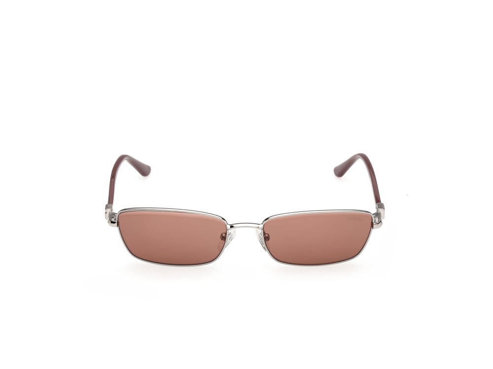 Occhiali da sole Guess GU00290 (08E) colore antracite lucido / bordeaux lucido forma rettangolare lenti marrone