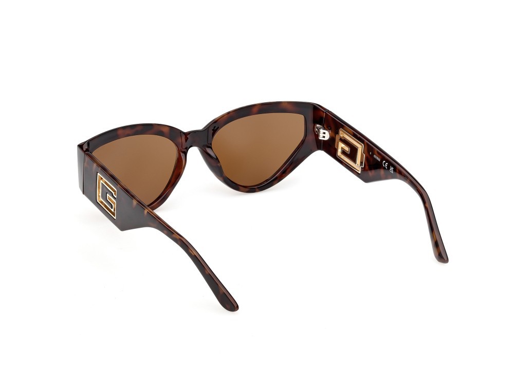 Occhiali da sole Guess GU00292 (52E) colore avana scura forma cat eye lenti marrone