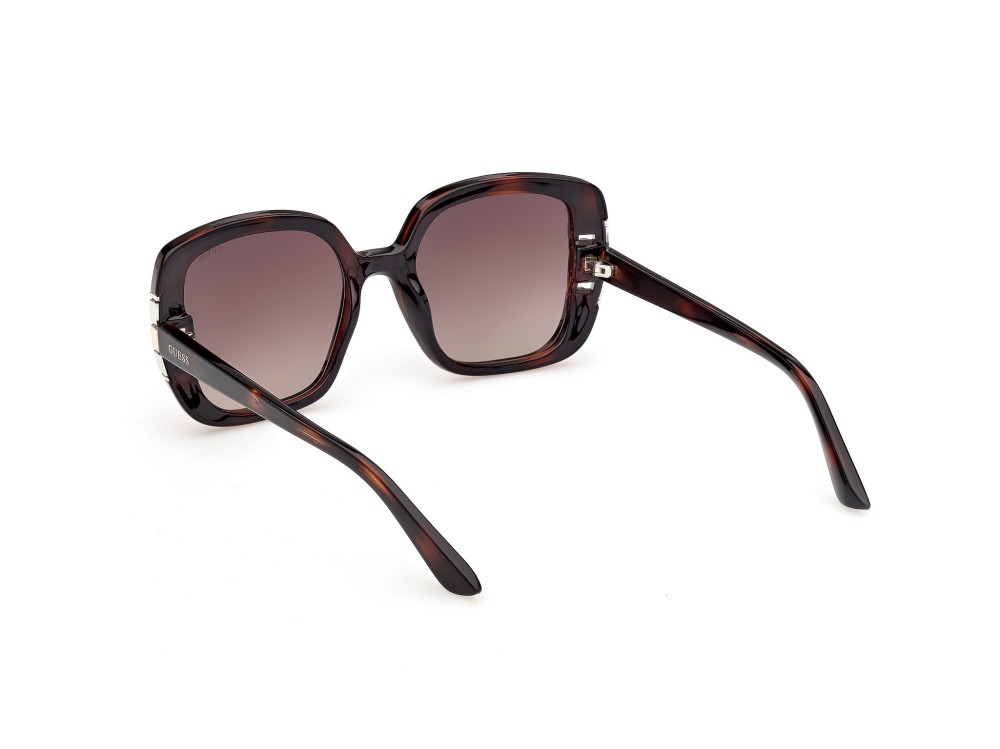 Occhiali da sole Guess GU00294 (52F) colore avana scura forma quadrato lenti marrone sfumato