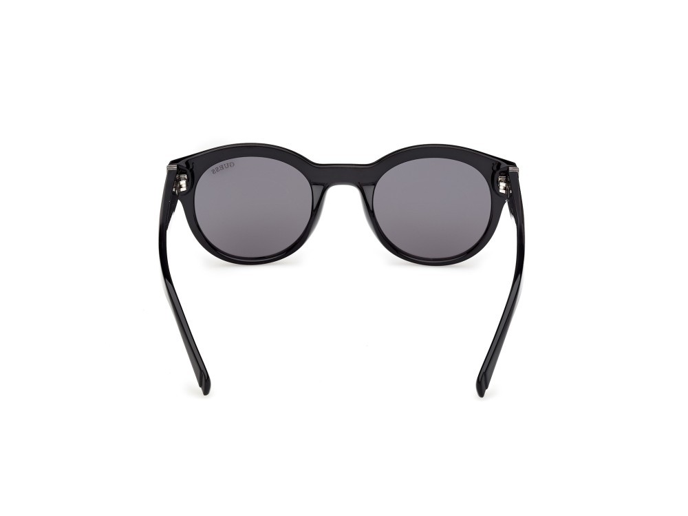 Occhiali da sole Guess GU00298 (01A) colore nero lucido  forma rotondo lenti fumo