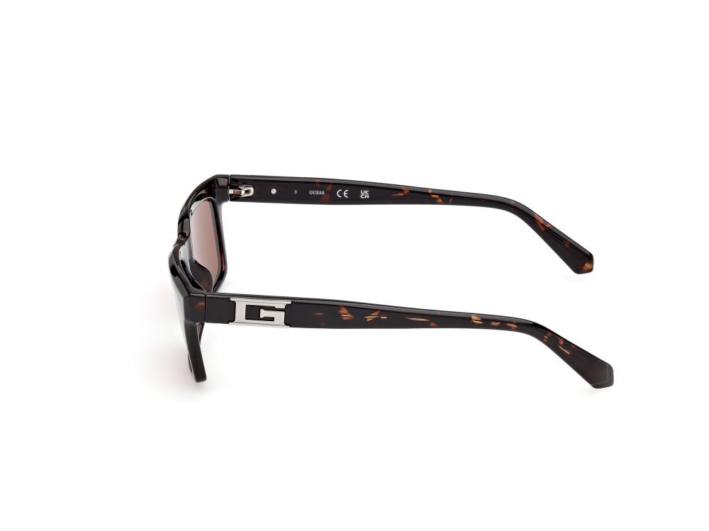 Occhiali da sole Guess GU00300 (52E) colore  avana scura  forma rettangolare lenti marrone