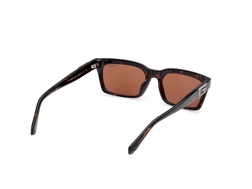 Occhiali da sole Guess GU00300 (52E) colore  avana scura  forma rettangolare lenti marrone