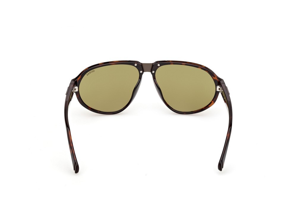 Occhiali da sole Guess GU00303 (52N) colore  avana scura forma aviator lenti verde