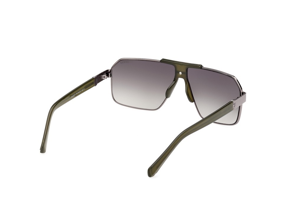Sonnenbrillen Guess GU00305 (08P) farbe antracite lucido / verde scuro lucido form navigator gläser verde sfumato