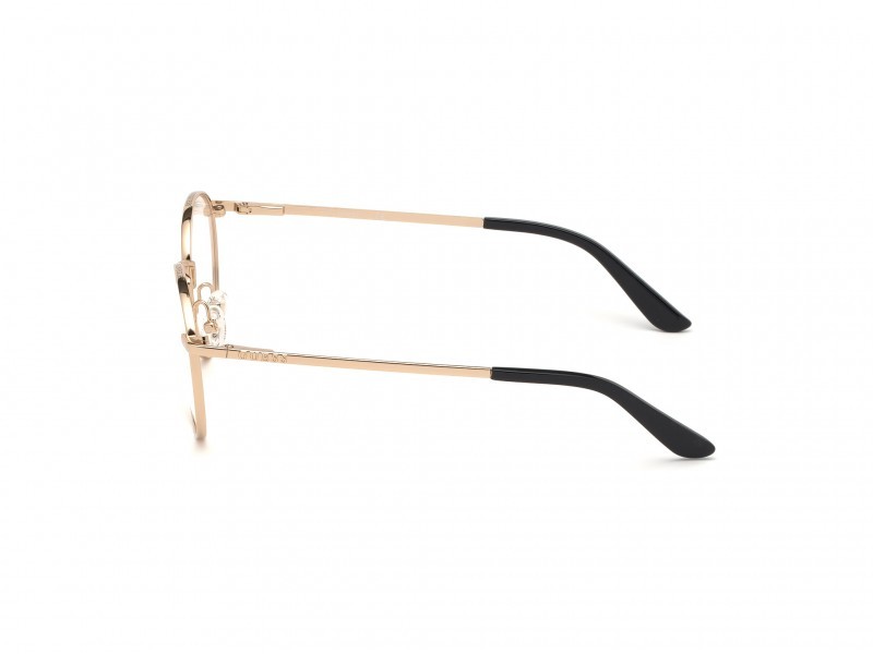 Occhiali da vista Guess GU2725 (028) colore oro rosé lucido forma rotondo 