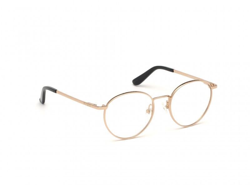 Occhiali da vista Guess GU2725 (028) colore oro rosé lucido forma rotondo 