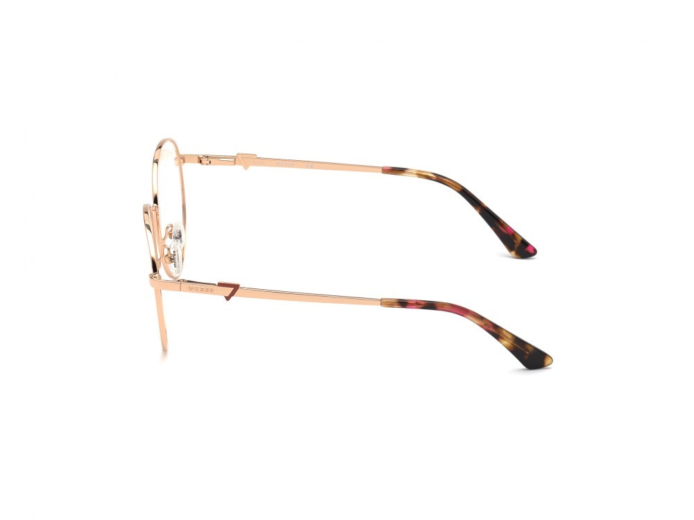Occhiali da vista Guess GU2812 (028) colore oro rosè lucido forma rotondo 