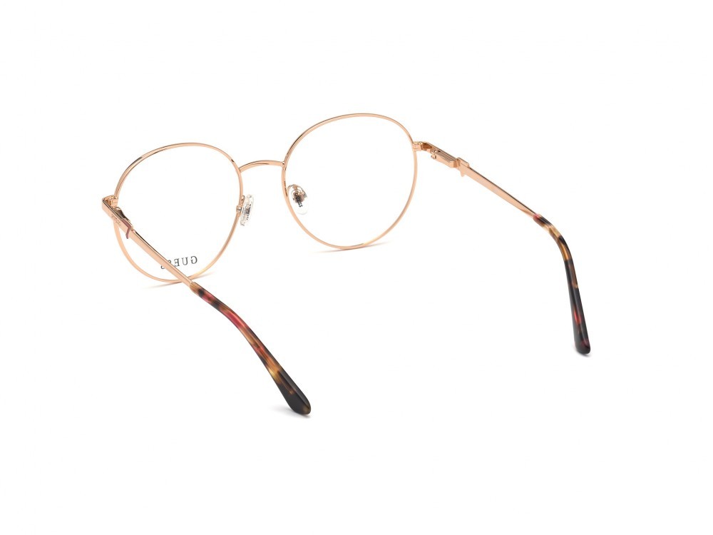 Occhiali da vista Guess GU2812 (028) colore oro rosè lucido forma rotondo 