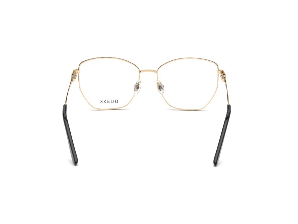 Occhiali da vista Guess GU2825 (001) colore nero - oro pallido lucido forma quadrato 