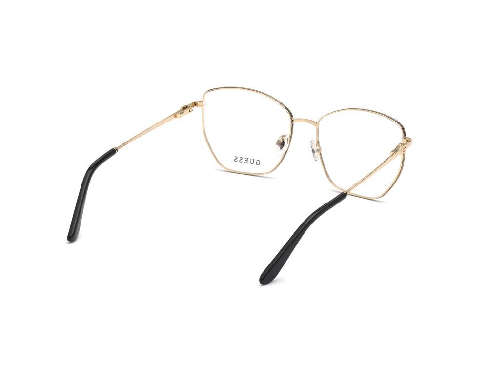 Occhiali da vista Guess GU2825 (001) colore nero - oro pallido lucido forma quadrato 