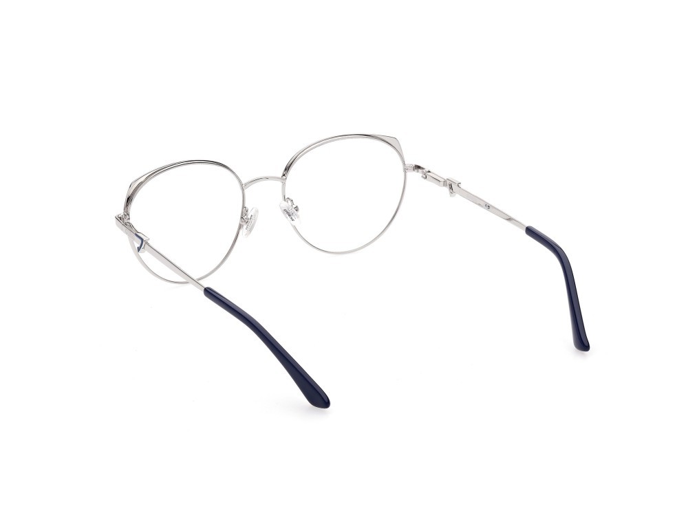Occhiali da vista Guess GU2867(010) colore nichel stagno chiaro lucido forma rotondo 