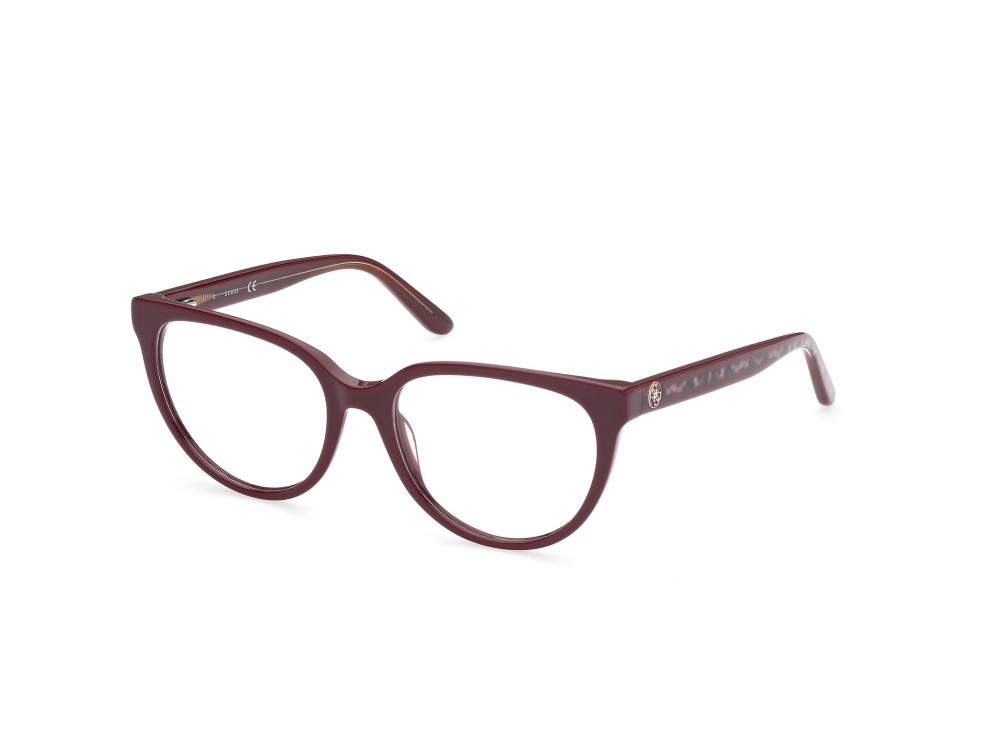 Occhiali da vista Guess GU2872 (069) colore bordeaux lucido forma cat eye 
