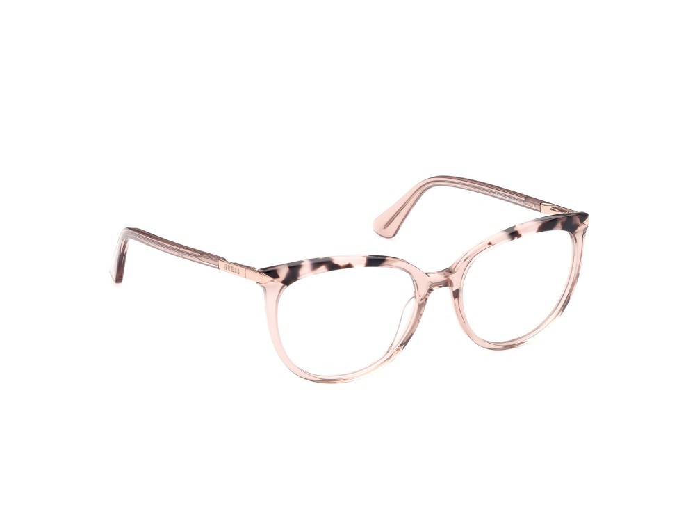 Occhiali da vista Guess GU2881 (057) colore beige lucido forma rotondo 