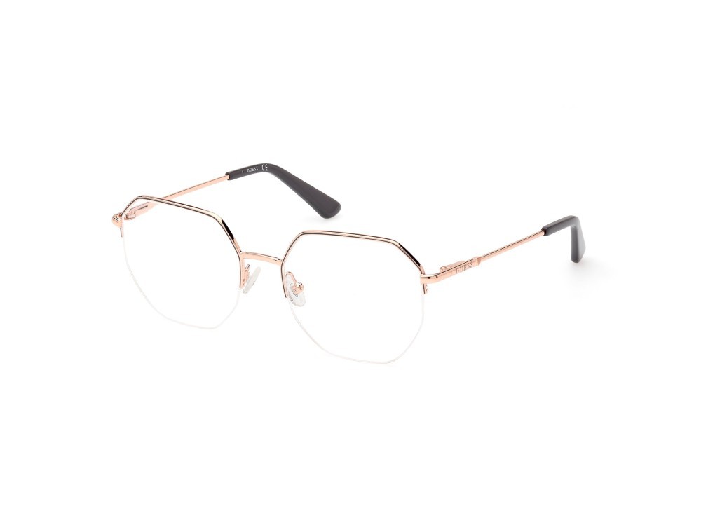 Brillen Guess GU2935 (028) farbe oro rosè lucido form geometrisch 