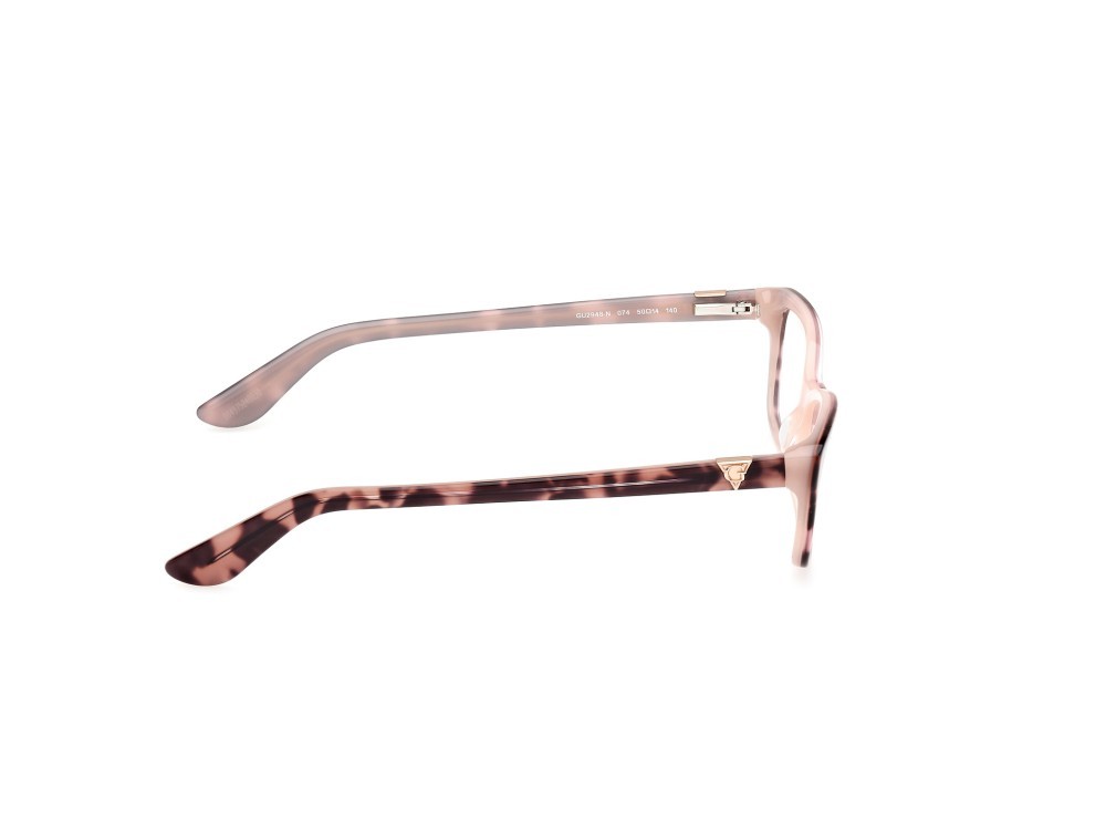 Brillen Guess GU2948-N (074) farbe rosa - avana coiorata form rechteckig 