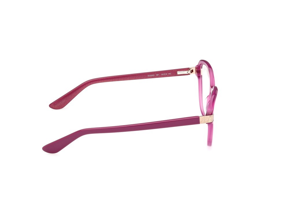 Brillen Guess GU2955 (081) farbe viola lucido form cat-eye 
