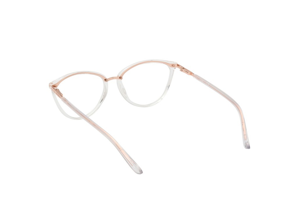 Occhiali da vista Guess GU2957 (026) colore cristallo forma cat eye lenti presentazione - clear lens