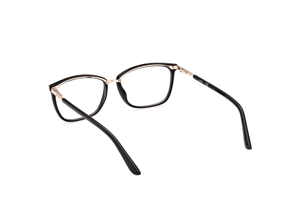 Occhiali da vista Guess GU2958 (001) colore nero lucido forma rettangolare lenti presentazione - clear lens