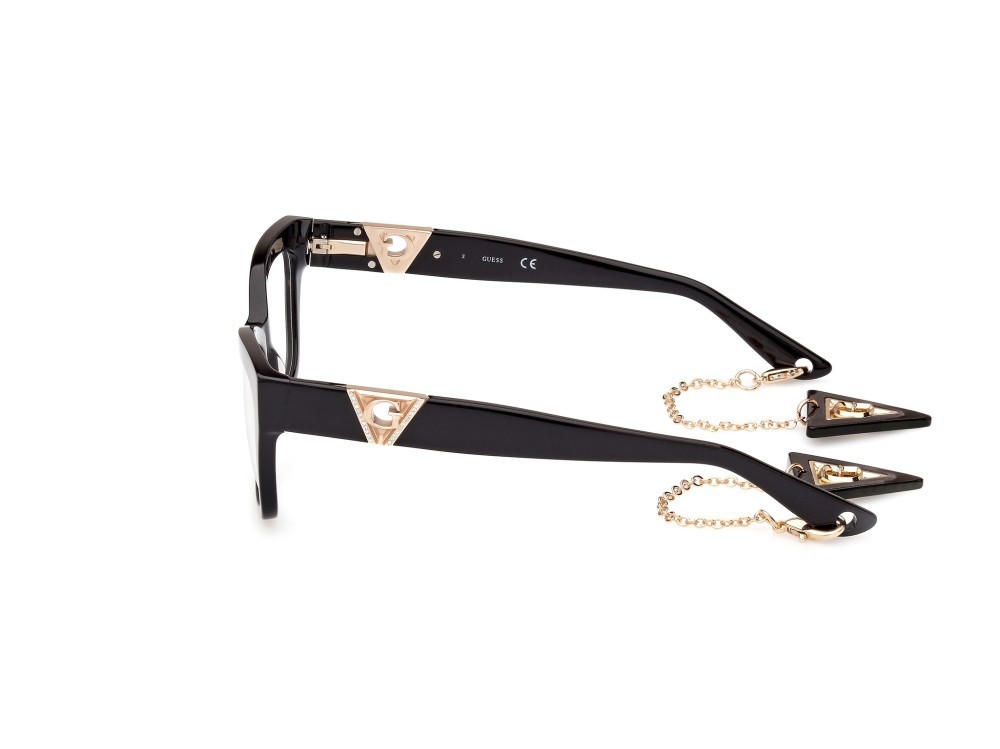 Brillen Guess GU2960 (001) farbe nero lucido form rechteckig 
