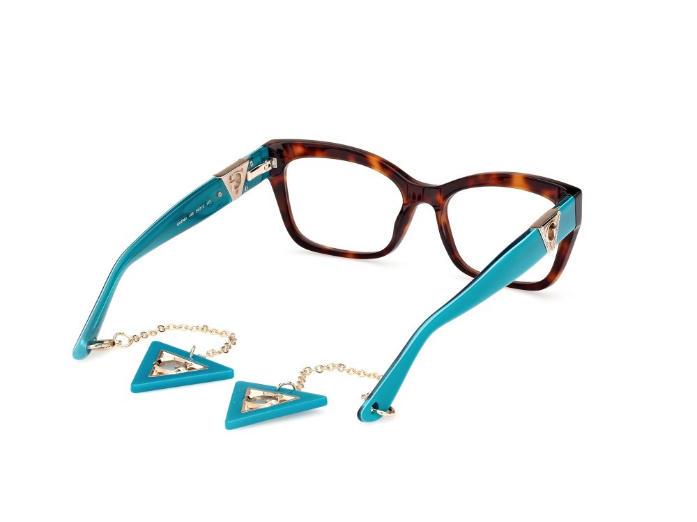 Brillen Guess GU2960 (056) farbe avana / altro form rechteckig 