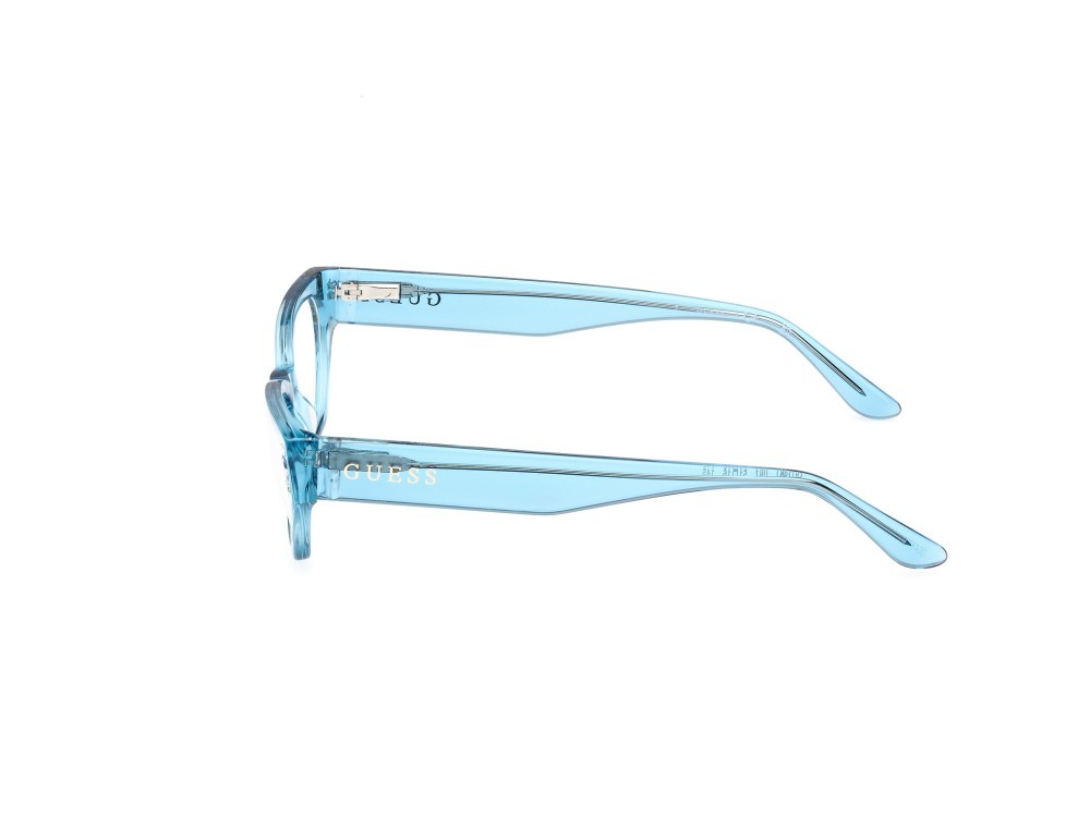 Brillen Guess GU2967 (087) farbe turchese lucido form cat-eye 