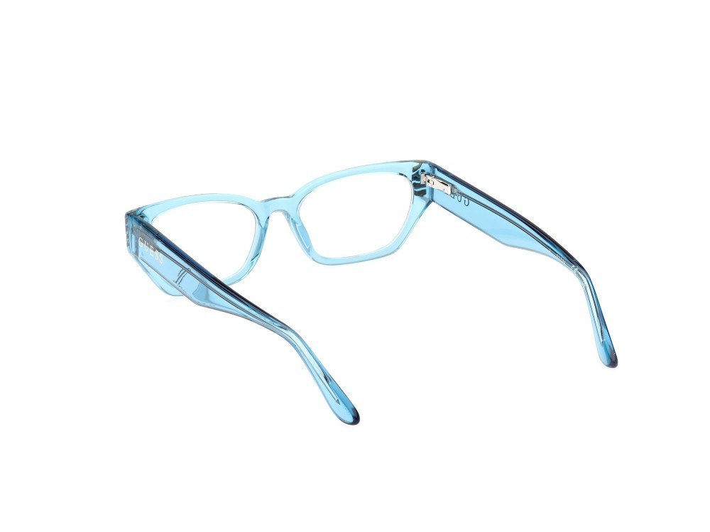 Brillen Guess GU2967 (087) farbe turchese lucido form cat-eye 
