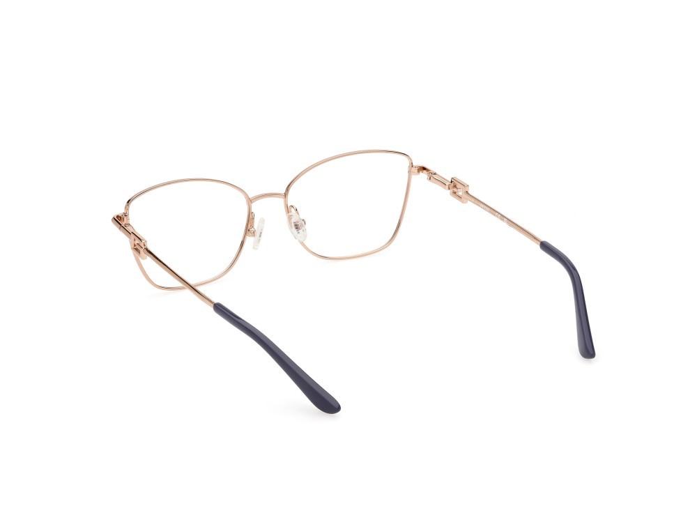 Occhiali da vista Guess GU2974 (020) colore grigio lucido - oro rosè lucido forma cat eye 