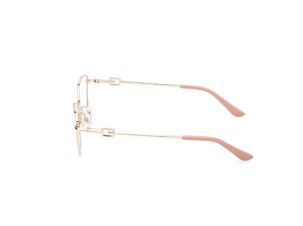 Occhiali da vista Guess GU2974 (074) colore oro rosa lucido - oro pallido lucido forma cat eye 