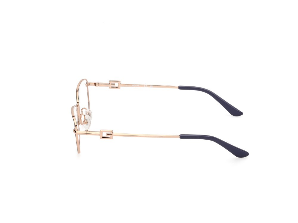 Occhiali da vista Guess GU2975 (020) colore grigio lucido - oro rosè lucido forma rettangolare 