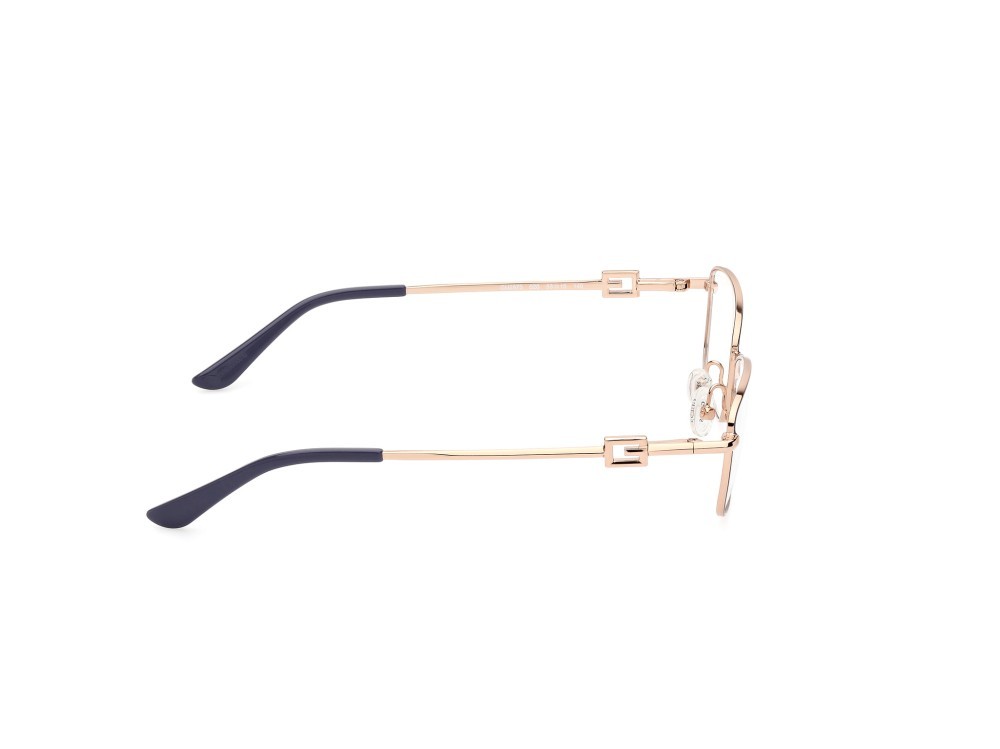 Occhiali da vista Guess GU2975 (020) colore grigio lucido - oro rosè lucido forma rettangolare 