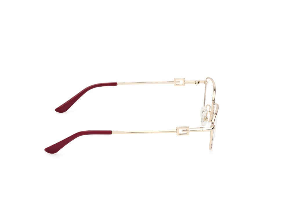 Occhiali da vista Guess GU2975 (071) colore bordeaux lucido - oro pallido lucido forma rettangolare 