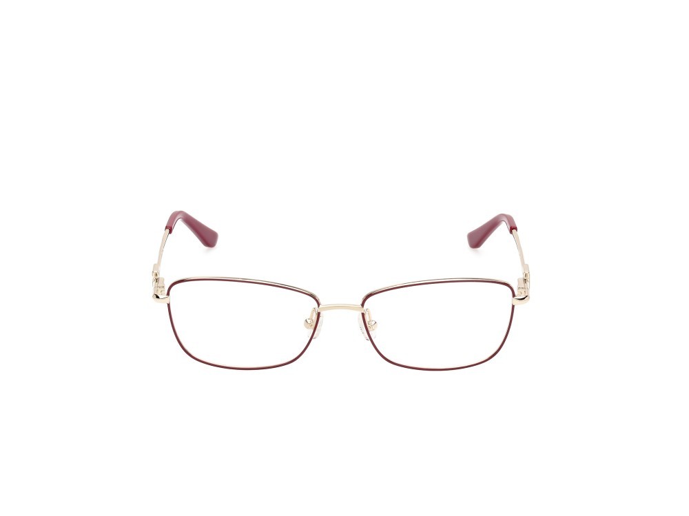 Occhiali da vista Guess GU2975 (071) colore bordeaux lucido - oro pallido lucido forma rettangolare 