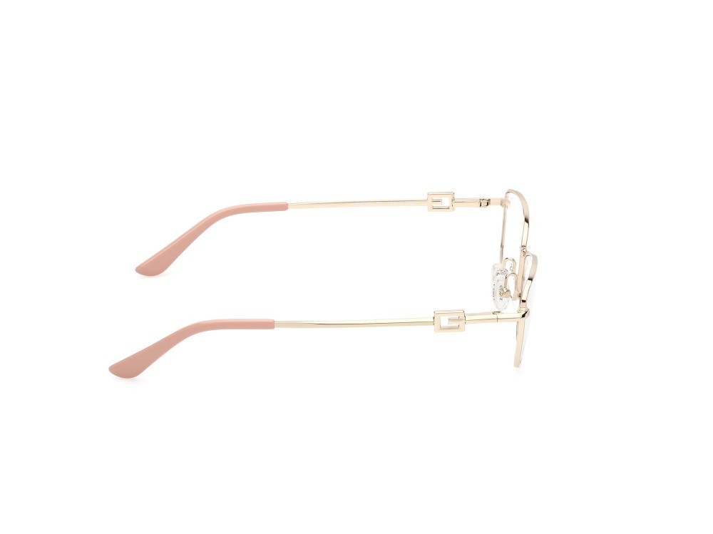 Occhiali da vista Guess GU2975 (074) colore oro rosa lucido - oro pallido lucido forma rettangolare 