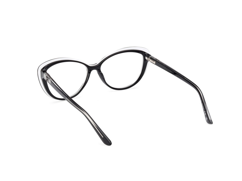 Occhiali da vista Guess GU2978 (005) colore nero - cristallo forma cat eye 