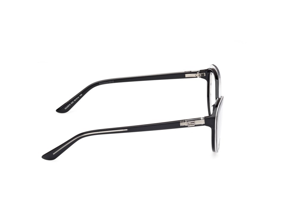 Eyeglasses Guess GU2978 (005) color nero - cristallo shape cat eye 