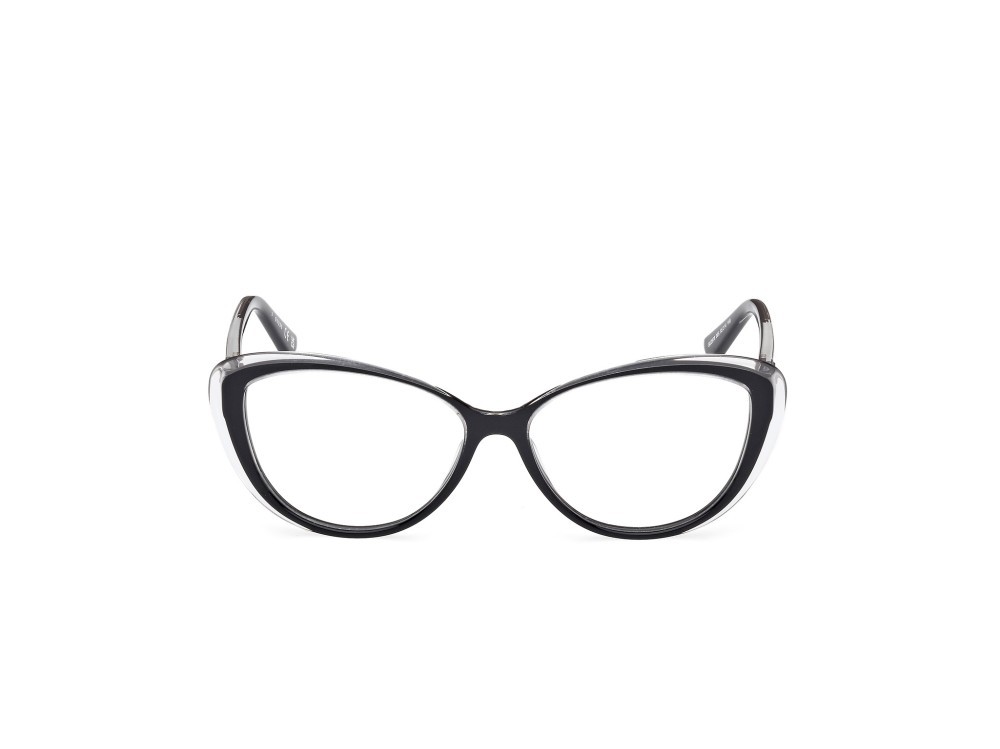Eyeglasses Guess GU2978 (005) color nero - cristallo shape cat eye 