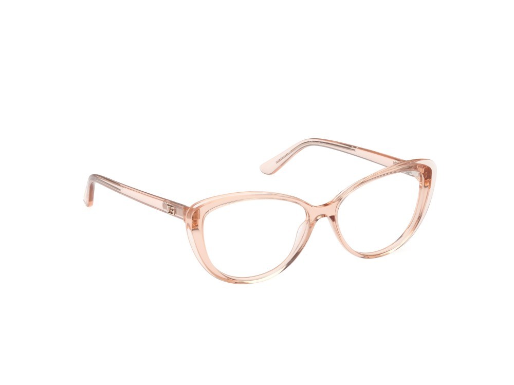 Occhiali da vista Guess GU2978 (044) colore arancio chiaro lucido forma cat eye 