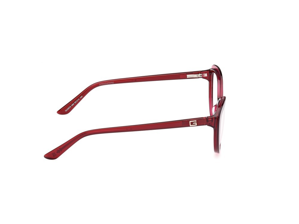 Occhiali da vista Guess GU2978 (069) colore bordeaux lucido forma cat eye 