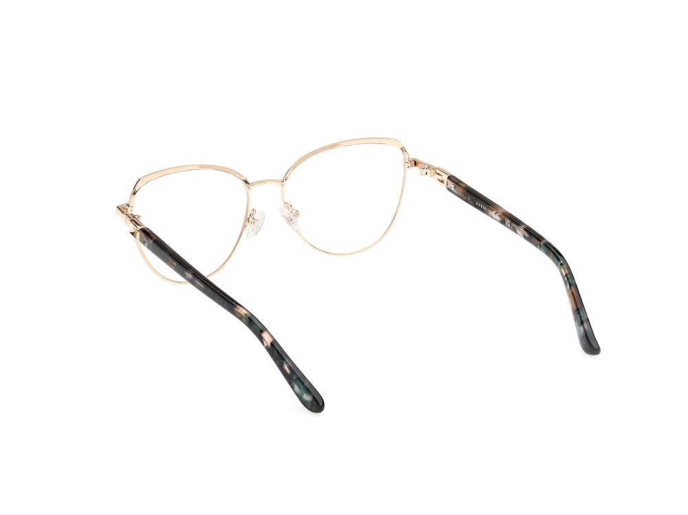 Occhiali da vista Guess GU2982 (098) colore verde scuro lucido - verde scuro avana forma rotondo 