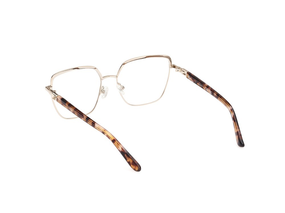 Occhiali da vista Guess GU2983 (050) colore marrone scuro lucido - marrone chiaro avana forma geometrico 