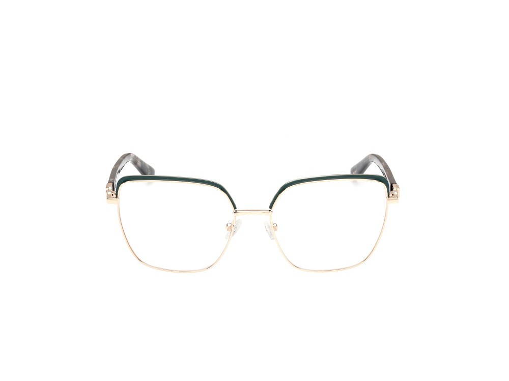 Occhiali da vista Guess GU2983 (098) colore verde scuro lucido - verde scuro avana forma geometrico 