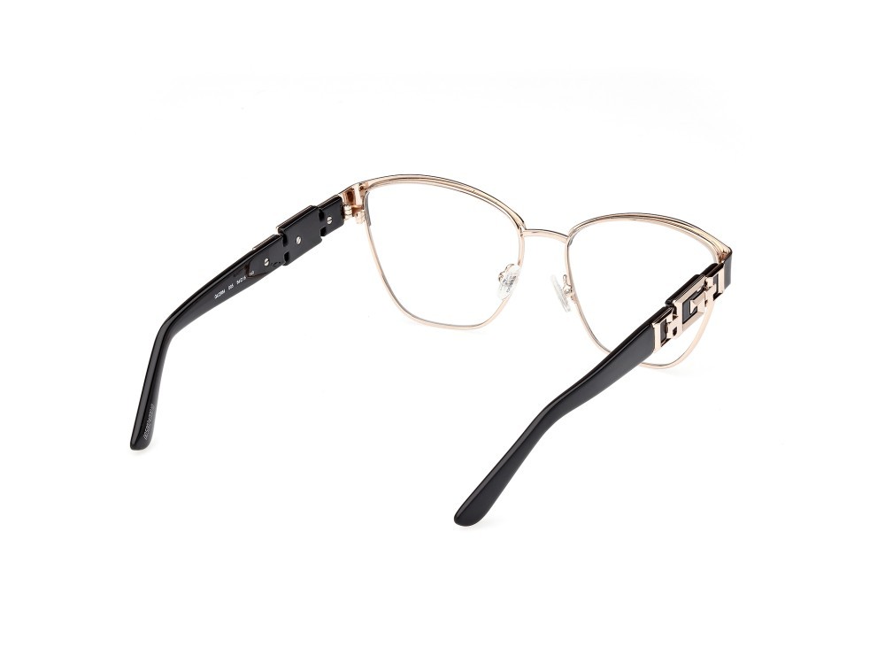 Occhiali da vista Guess GU2984 (005) colore nero opaco - nero lucido forma browline 