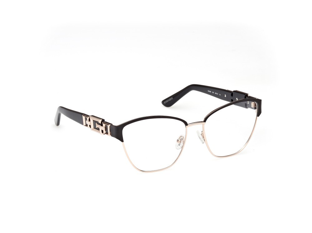 Occhiali da vista Guess GU2984 (005) colore nero opaco - nero lucido forma browline 