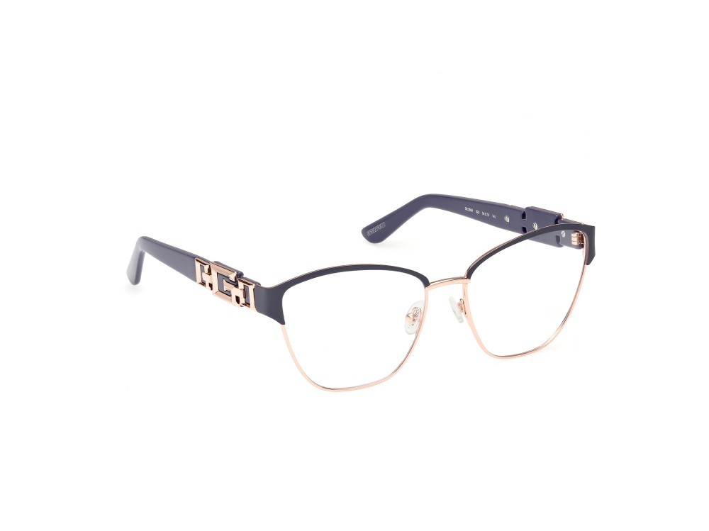 Occhiali da vista Guess GU2984 (020) colore grigio opaco - grigio lucido forma browline 