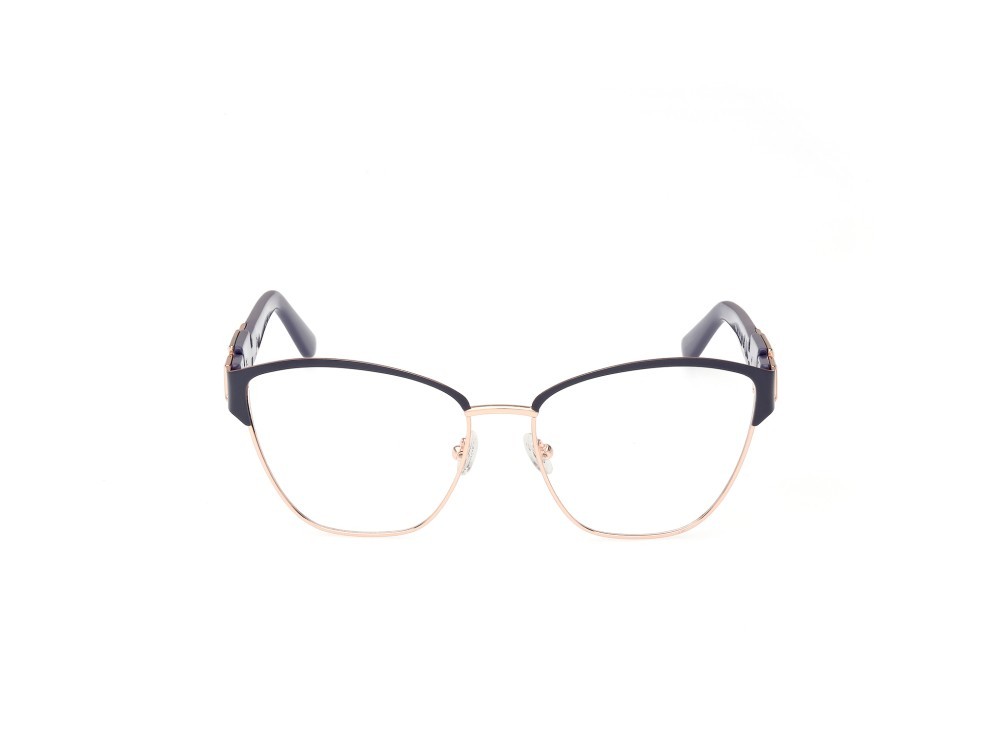 Occhiali da vista Guess GU2984 (020) colore grigio opaco - grigio lucido forma browline 