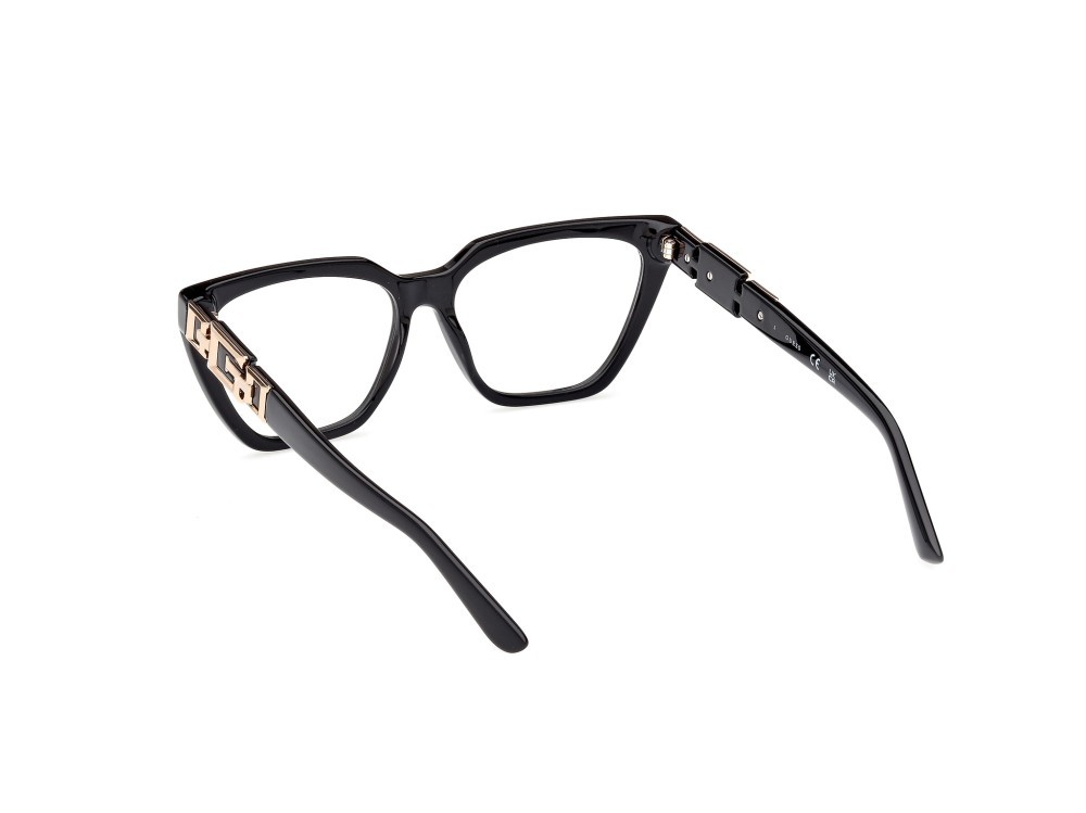 Occhiali da vista Guess GU2985 (001) colore nero lucido forma cat eye 