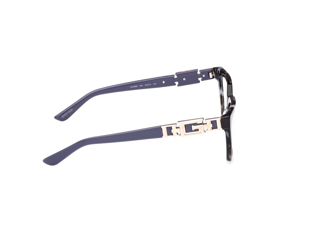 Occhiali da vista Guess GU2985 (020) colore grigio avana - grigio lucido forma cat eye 