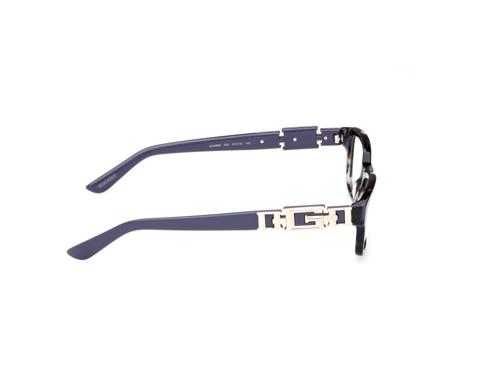 Brillen Guess GU2986 (020) farbe grigio avana - grigio lucido form rechteckig 