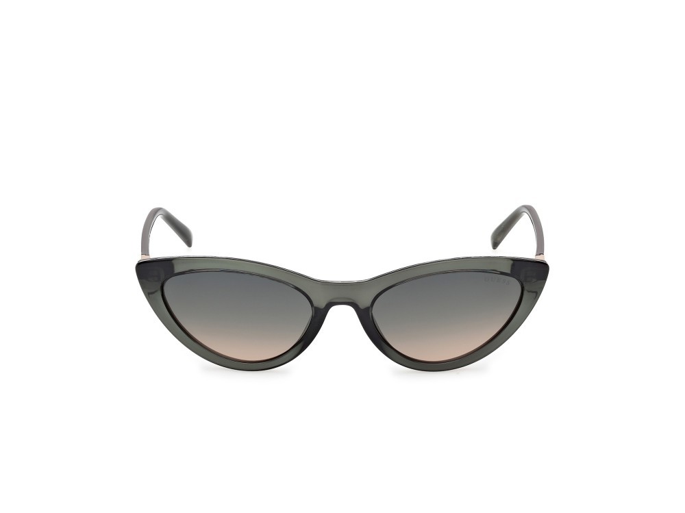 Sonnenbrillen Guess GU3053 (96P) farbe verde scuro lucido / oro pallido lucido form cat-eye gläser verde sfumato
